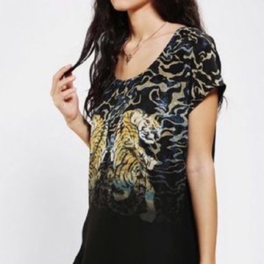 Two tigers shift dress